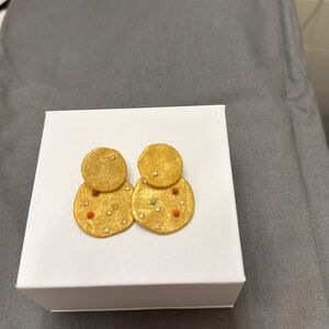 Madewell Gold Disc Earrings